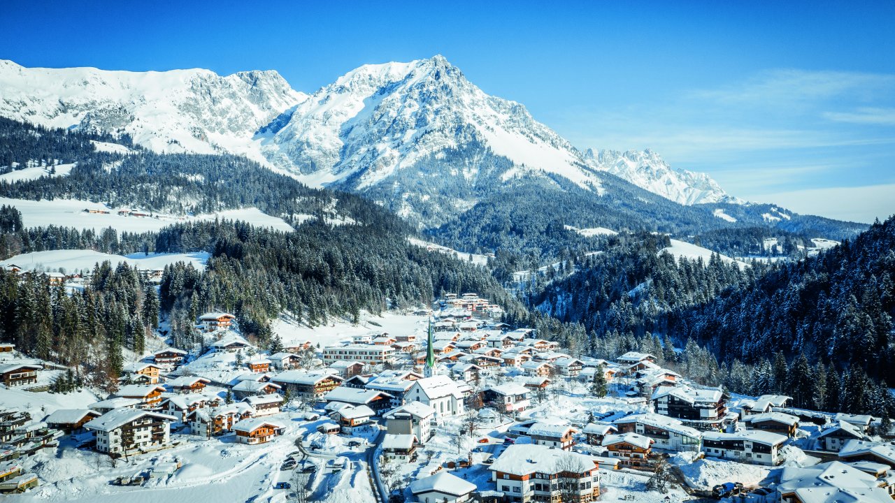 Scheffau am Wilden Kaiser in winter, © Mathäus Gartner