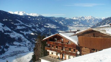 View from our farm over the Zillertal (Alps)2