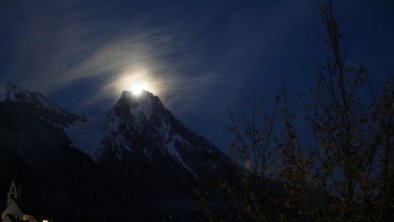 Blick Richtung Eisenspitz bei Vollmond, © Simone