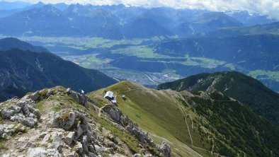 Aussicht Reitherspitze auf Nördlinger Hütte, © Region Seefeld