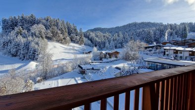 Ausblick zum Hartkaiser vom Balkon