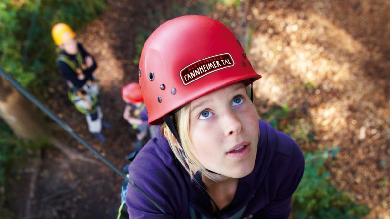 Aerial Forest Adventure Park in Tannheimer Tal Valley, © Tiefblick GmbH