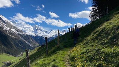 Blick auf den Gletscher