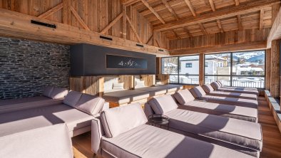 Relaxation room at the Jagdschlössl hotel