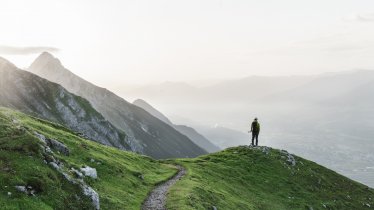 The Goetheweg Trail high above Innsbruck is the highlight of the Eagle Walk