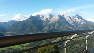 Buchensteinwand Blick auf die Loferer Steinberge