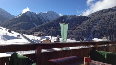 Rimmlstube Terrasse im Winter