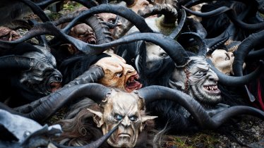 Elaborately Carved Krampus Masks, © Tirol Werbung/Lea Neuhauser