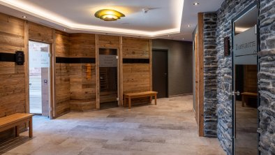 Sauna area at the Jagdschlössl hotel