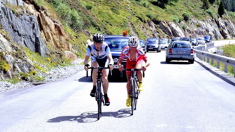 Riding above the treeline in Sellrain Valley, © RC Radsportevents Tirol