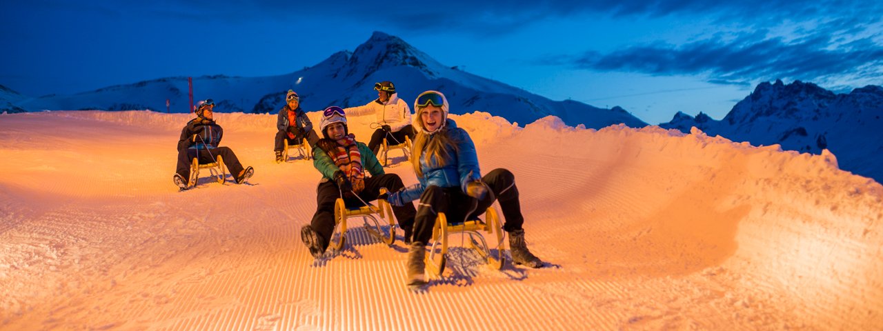 Ischgl Night Toboggan Run, © TVB Paznaun-Ischgl