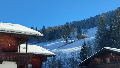 Ansicht Gästeparkplatz Winter