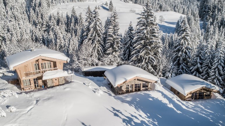 Outside view of the Chaletdorf Benglerwald, © Chaletdorf Benglerwald