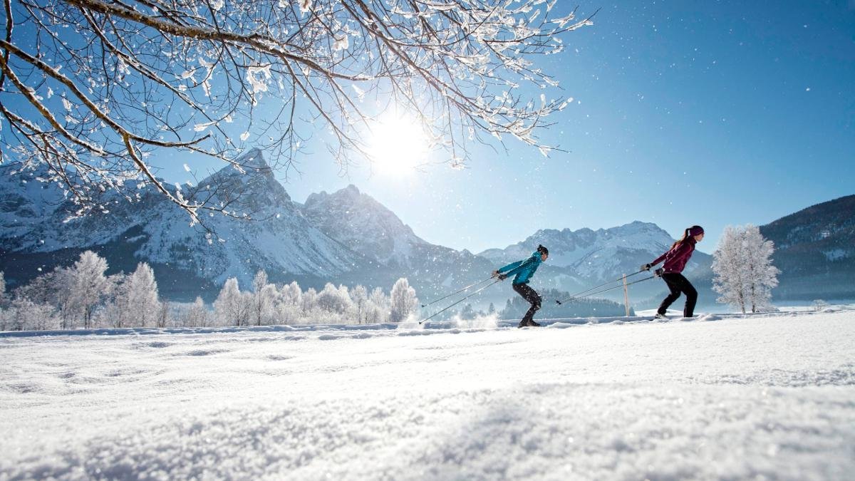 In the 20th century archaeologists discovered that the Romans built the Via Claudia Augusta directly through the damp moorland area in Moos by stabilising the soft ground using countless wooden planks. Moos is today a popular destination for hikers and cross-country skiers., © Tiroler Zugspitz Arena