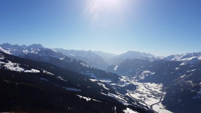 Aussicht Zillertaler Berglandschaft