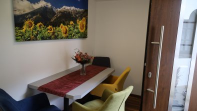 Essbereich Ferienwohnung Gnadenwald Tirol