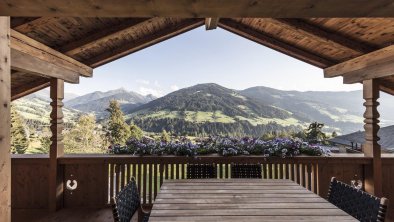 Terrasse Alpbach Lodge im Sommer, © Marschall