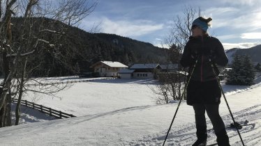 Langlaufen -Blick auf Haus der Ruhe