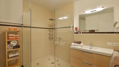 Badezimmer mit Wohlfühldusche