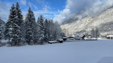 Blick vom Balkon