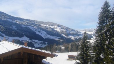 Blick talauswärts vom Ferienhaus, © Ferienwohnung Marlene