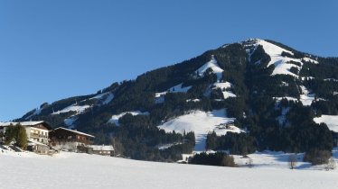 Blick auf Haus und Choralpe