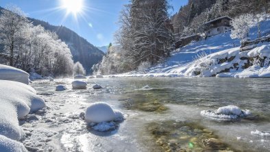 Brandenberg, Pinegg, Brandenberger Ache, Winter, F