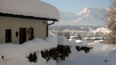 Chalet nördl. Eingang Sicht nach Westen