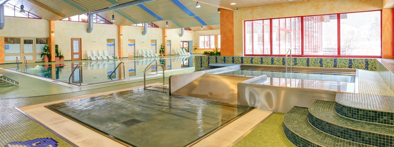 Indoor pool at the Wellnesspark Arlberg-Stanzertal, © Wellnesspark Arlberg Stanzertal