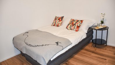 Wohnzimmer mit Schlafcouch