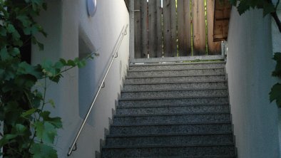 stairs to the studio