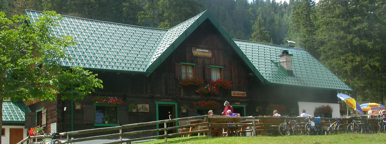 The Mösl Alm hut in the Karwendel Mountains