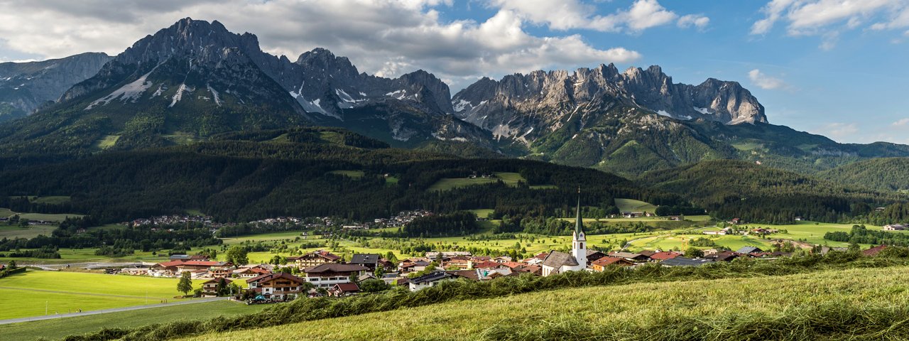 View from Ellmau looking towards the Wilder Kaiser Mountains, © Daniel Reiter & Peter von Felbert