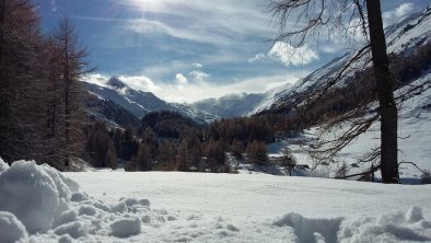 Bergpanorama von der Terrasse