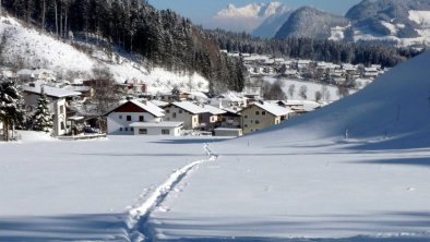 Blick nach Osten ins Kaisergebirge