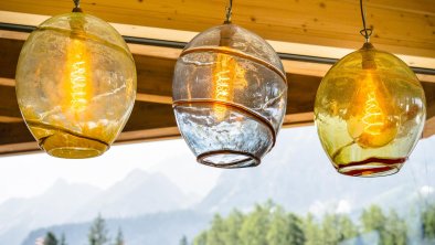 View from the dining table of the mountains in Apartment Ehrwald