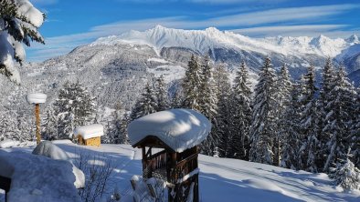 Aussicht Terasse Winter