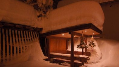 Grillhütte im Winter