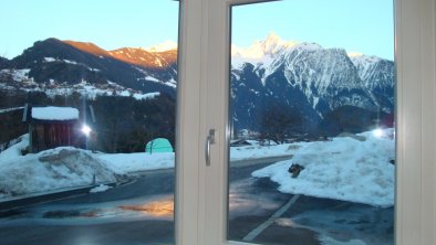 View kitchen window winter