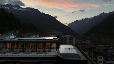 Above the roofs of Sölden