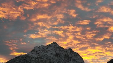 Klimmspitze im Abendrot