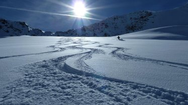 Hausherr bei der Skitour im April