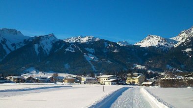 Langlaufloipe - direkt am Haus