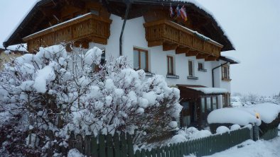 Winteransicht Pension Alpenblick Tulfes