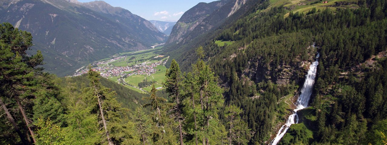 Stuibenfall waterfall near Umhausen in the Ötztal Valley, © ©Tirol Werbung / Aichner Bernhard