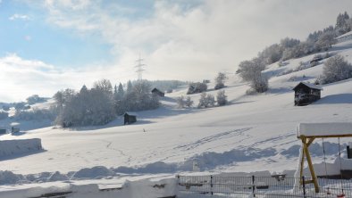 View in winter towards Piller