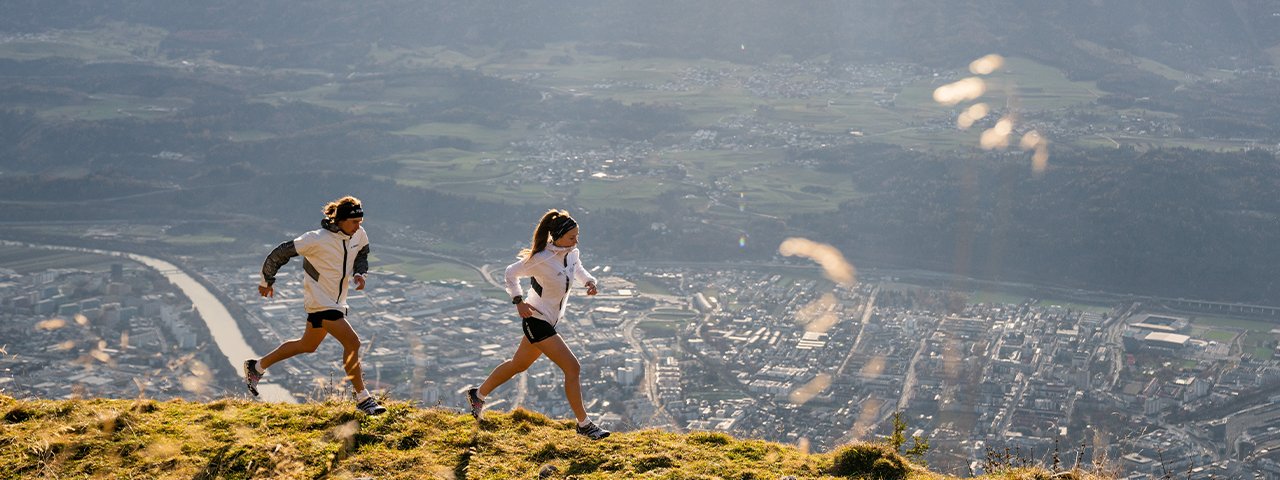 High above Inntal Valley: The Innsbruck Alpine Trail Run is enveloped by majestic mountain beauty