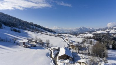 Bauernhof Großwolfing Ebbs im Winter aus der Luft, © Hannes Dabernig