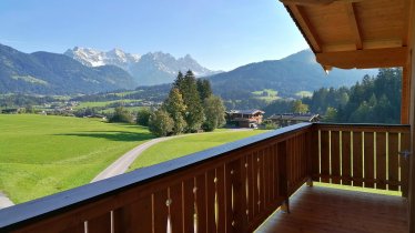 schöne Aussicht vom Balkon