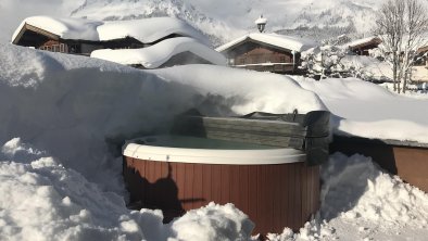 Jacuzzi auf der Dachterrasse/Winter